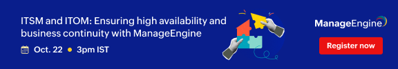 High availability and business continuity with ManageEngine